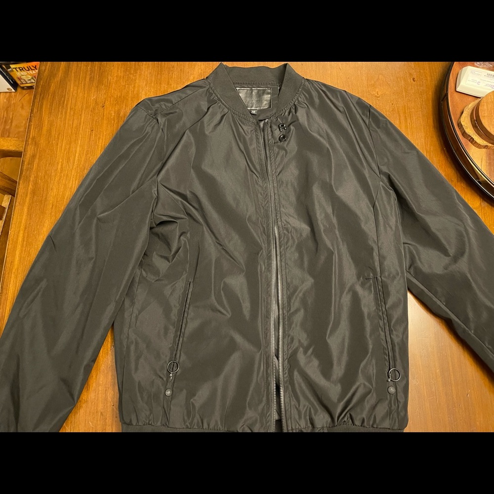 Black jacket.